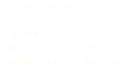 Sur cette page, vous trouverez la liste des artistes qui ont enregistré chez Wood Records. Naviguez dans les différents onglets pour rencontrer ces musiciens aux univers riches et variés.